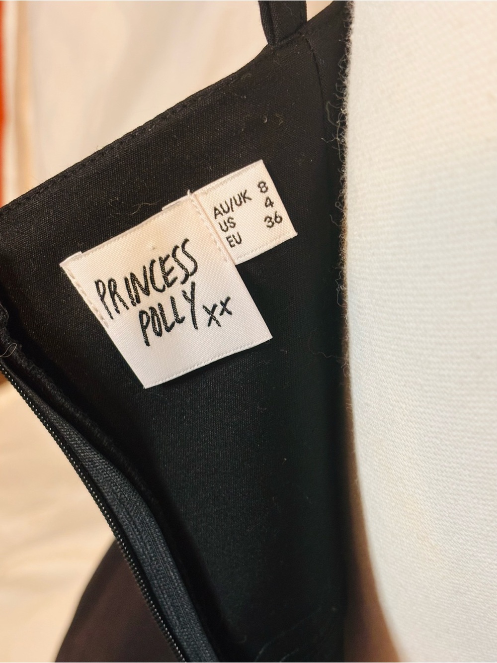 Princess Polly Novella Mini Dress Black - Picture 3 of 3